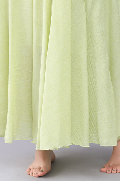 Summer Maxi Swing Flowy Cotton Ankle length Full Skirt 3562