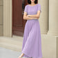 Handmade Womens's swing fit and flared chiffon dress 6117