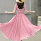Elegant Flowy Dress for Bridesmaids & Special Occasions 6026