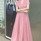 Elegant Flowy Dress for Bridesmaids & Special Occasions 6026