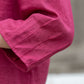 Handmade Relaxed Fit Pink Linen Shirt – Comfortable and Versatile Design 4290