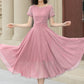 Romantic and Flowy Dress for Spring Weddings & Garden Parties 6034