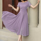 Bohemian Swing Chiffon summer prom dress 6103