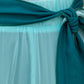 Blue Long Chiffon Maxi Skirt Women 4270