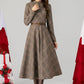 Vintage Inspired Plaid Wool Dress 5265