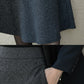 A line wool skirt with pockets 5309