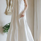 Prom summer a line white halter dress L0604