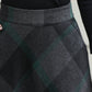 Xiaolizi Dark Plaid Wool Maxi Skirt for Women – Handmade A-Line Winter Swing Skirt 6606