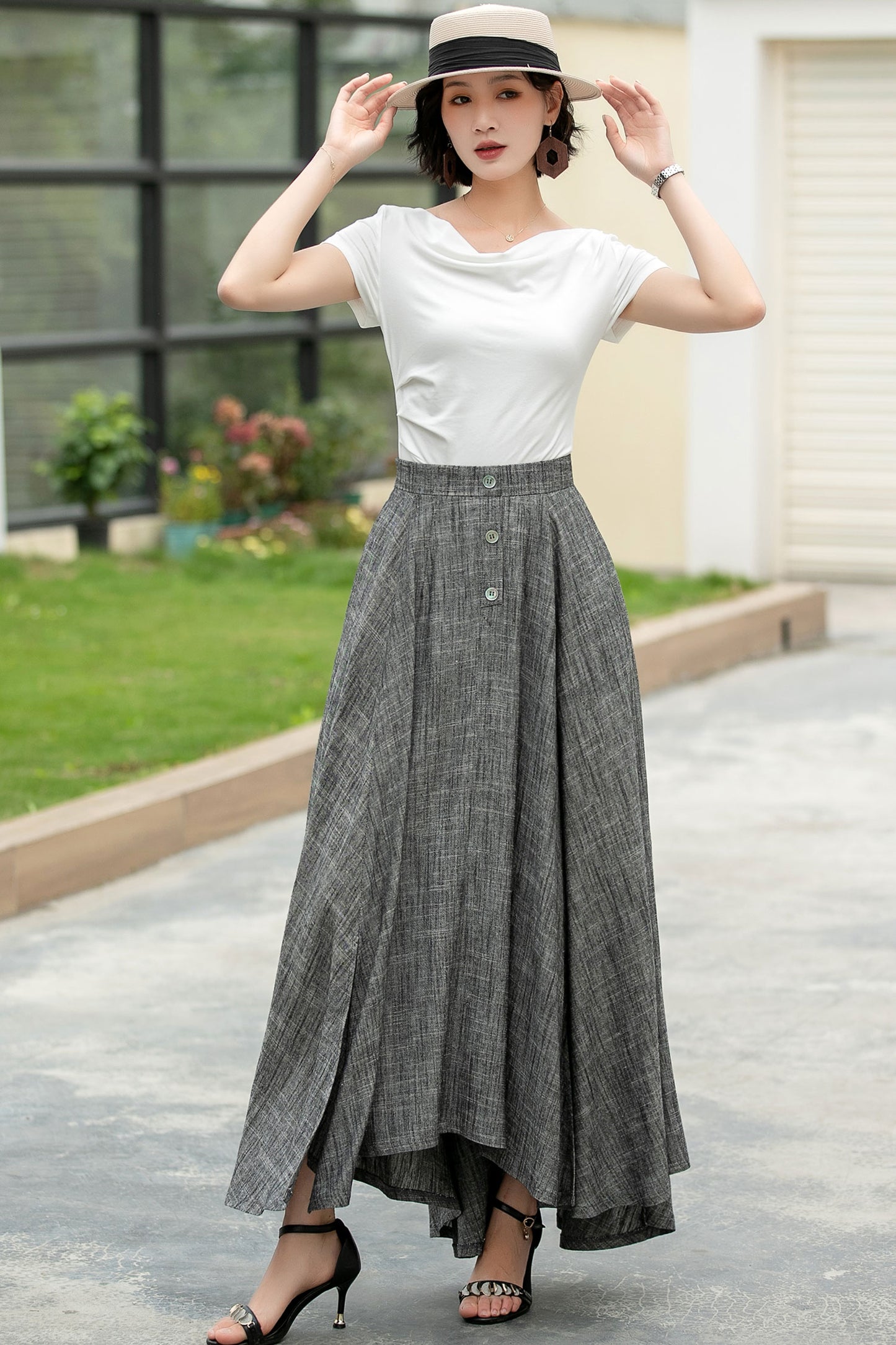 Casual Women summer long swing skirt 6049