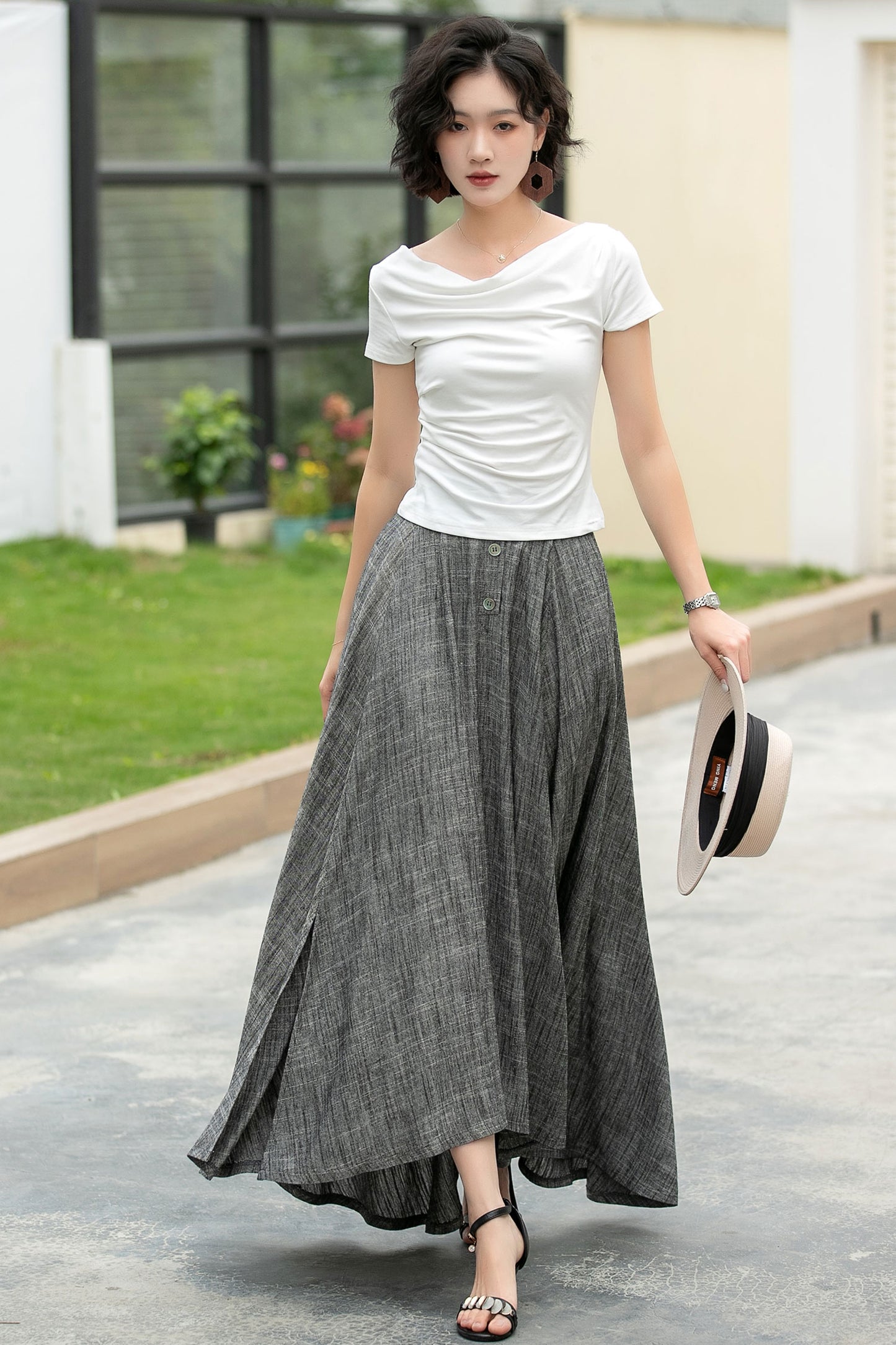 Casual Women summer long swing skirt 6049