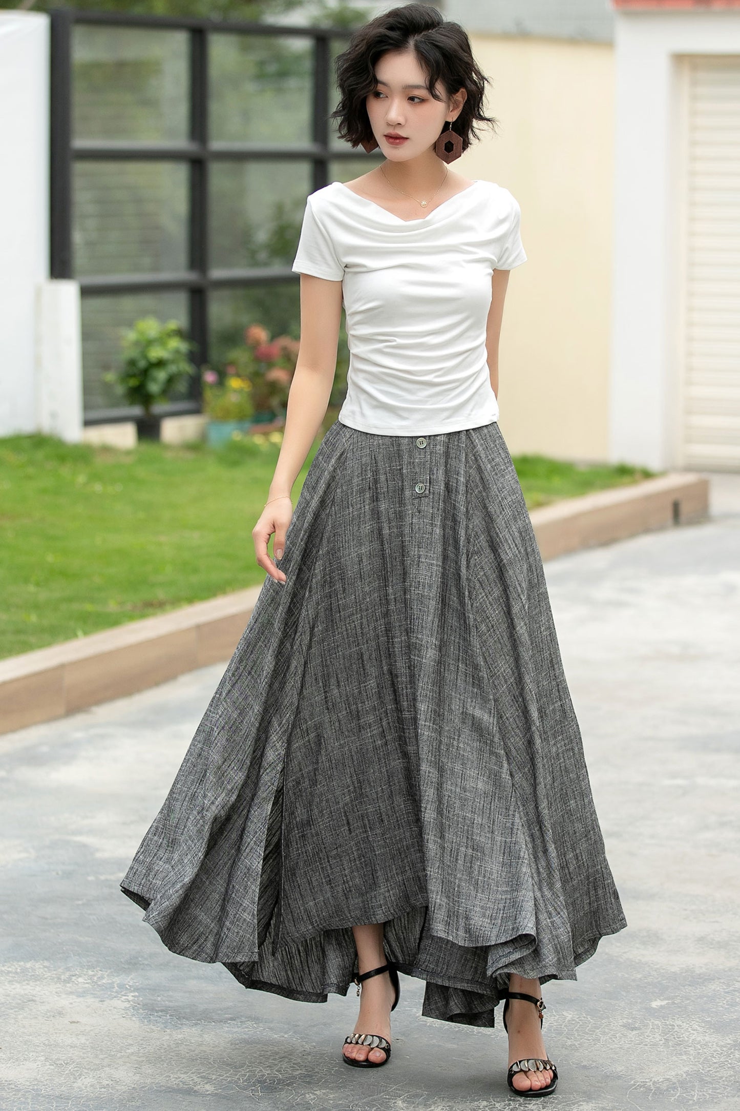 Casual Women summer long swing skirt 6049