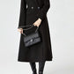 Long double breasted winter wool coat 4576