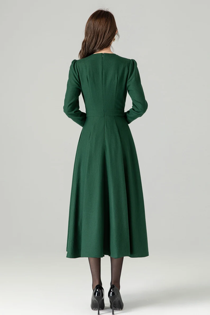 knee length dresses for ladies Yellow Silk Crepe Dress With Gathered Bust And Ribbon Detail – Rodarte main image 1
