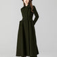 Vintage inspired long wool coat 5505