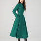 Warm swing midi wool winter coat 5430