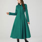 Warm swing midi wool winter coat 5430