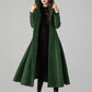 Warm hooded wool Coat Women 5503