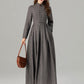 Vintage inspired maxi dresses with long sleeves 4923