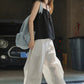 Women's summer linen sleeveless vest 4395