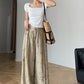 Women's summer wide leg casual pants 4379