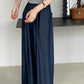 Loose fitting high waisted straight leg pants 4399