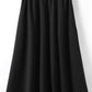A line vintage winter wool skirt women 4761
