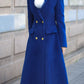 Fit and flare winter warm wool coat 4585