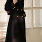 Fit and flare winter warm wool coat 4585