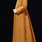 Winter long cape coat with double breasted 4700