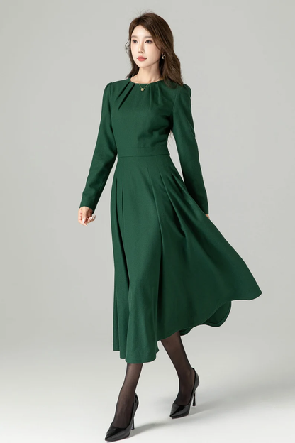 formal green midi dress Kerala Kasavu Newborn Frock