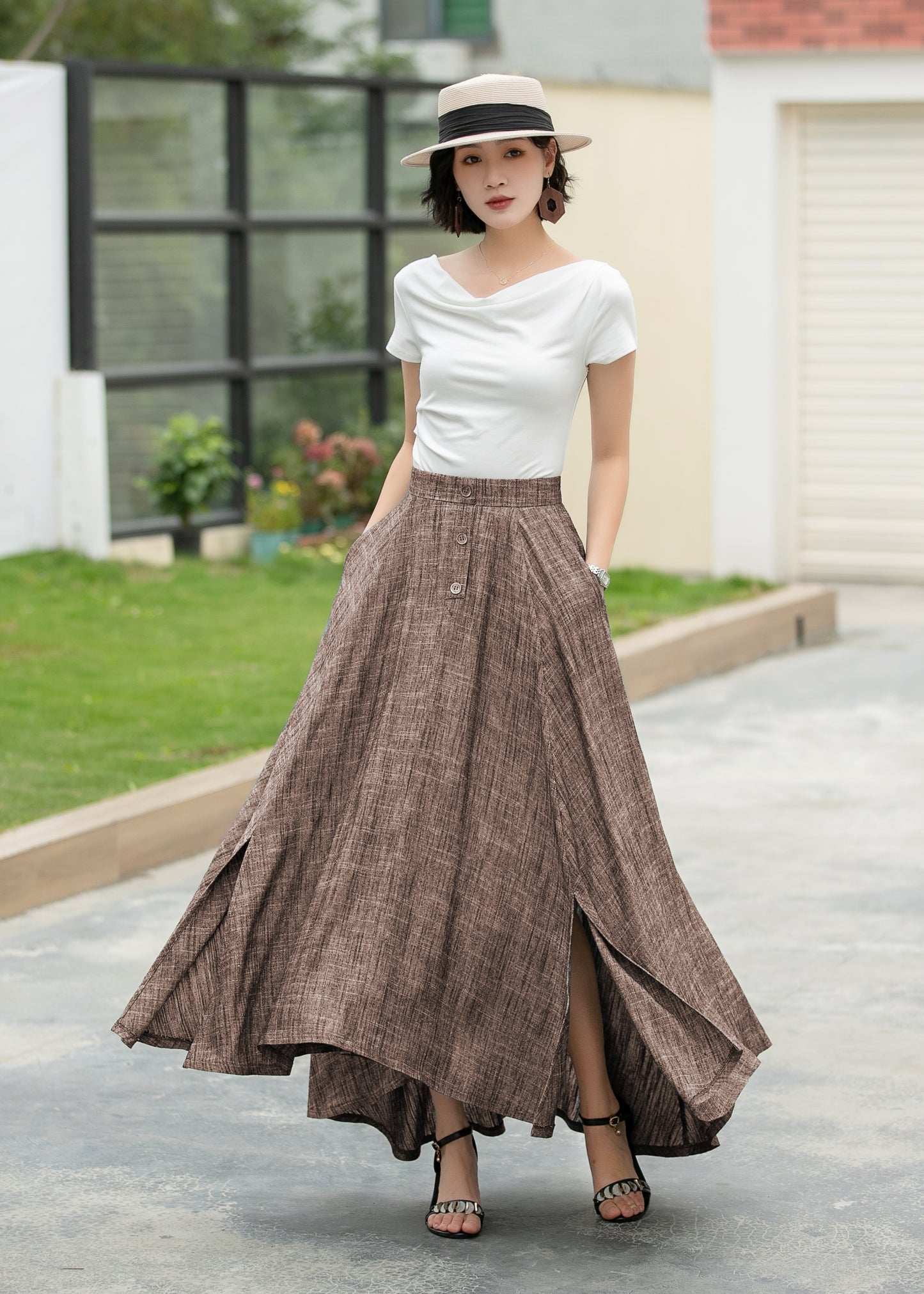Casual Women summer long swing skirt 6049