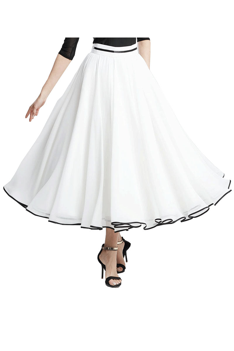 maxi boho chiffon skirt, romantic skirt 4333