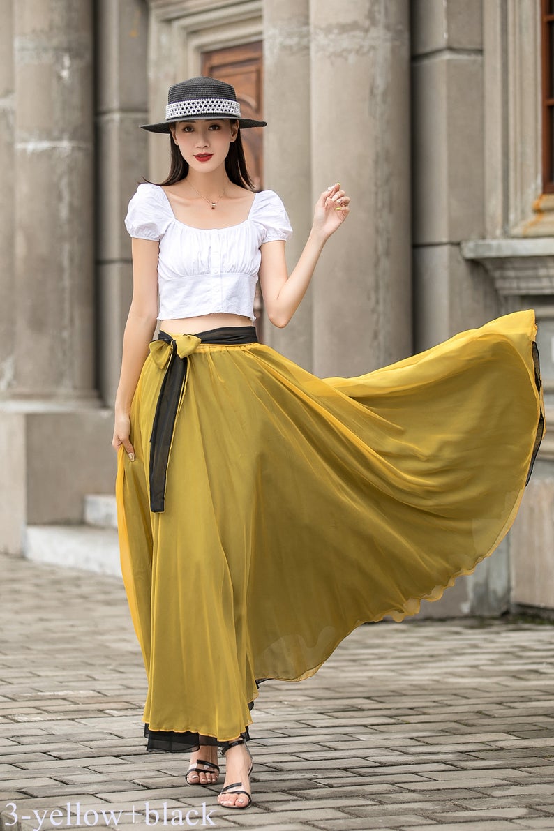 Traditional Long Skirt : Different Styles Of Wearing It | Happy dresses,  Kids blouse designs, Blouse neck designs