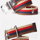 Canvas fashion striped belt for men and women YD014