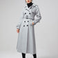light gray wool coat