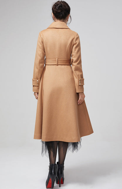 tie belt coat