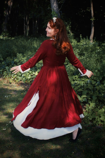 New Spring Summer Retro Linen Maxi dresses 3425#