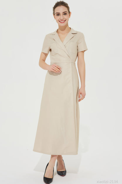 v neck dress