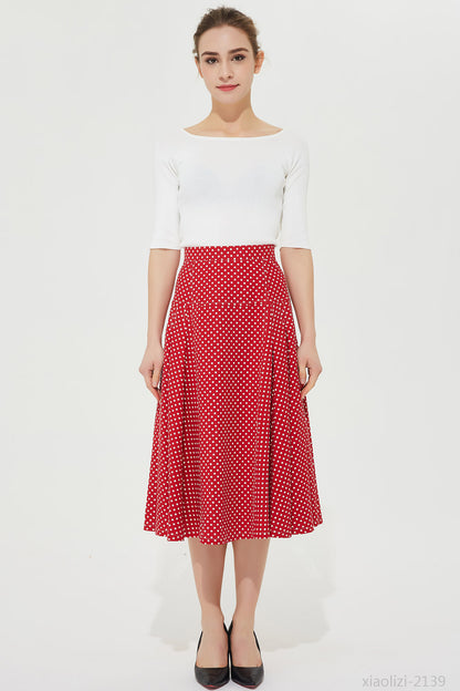 high waisted skirt