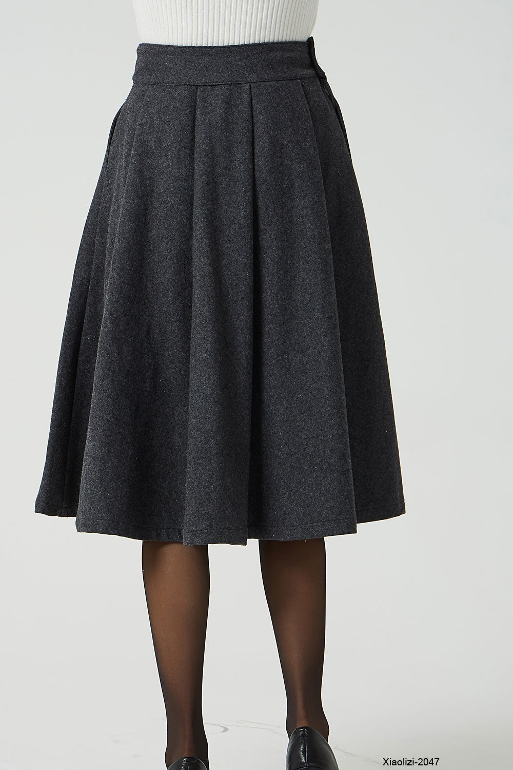 winter wool skirt