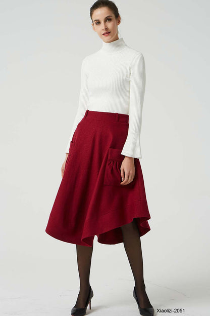 knee length skirt