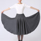 Minimalist flare skirt for winter,  women's full pleated skirt 1066#