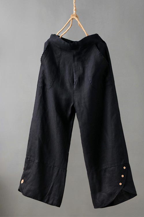 black cusual pants