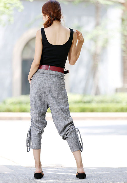 handmade linen pants