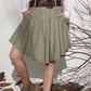 Women's Pleated knee length Skirt 1150#