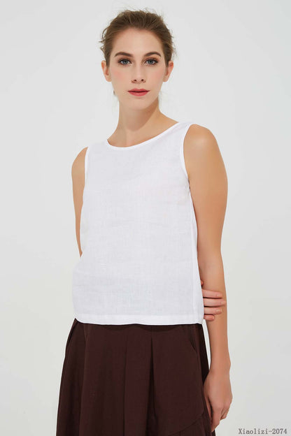 sleeveless blouse