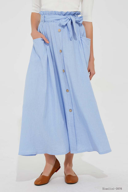 elastic waist skirt
