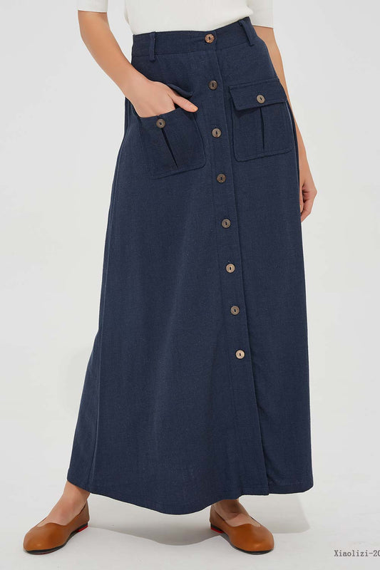 navy blue skirt