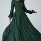 Vintage inspired Medieval Linen maxi dress 1454