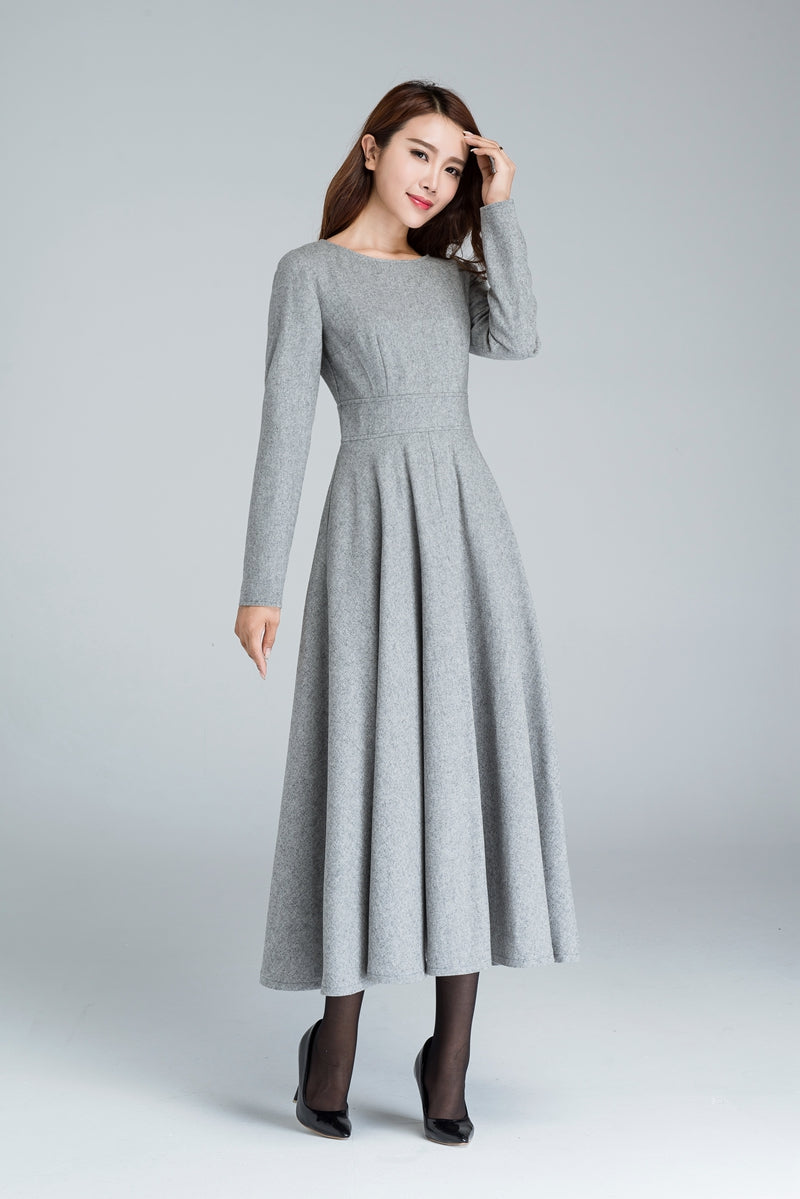 Simple Grey Dress